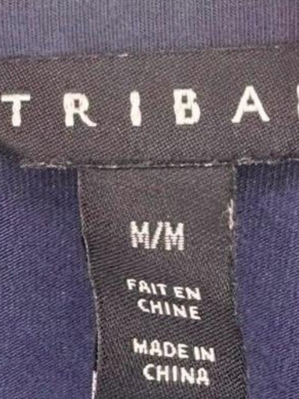Tribal Sleeveless Navy Dress M - Picture 4 of 4
